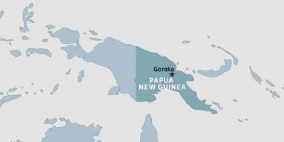 Քարտեզ горока Պապուա-Նոր Գվինեա