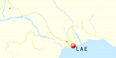 Քարտեզ лаэ Պապուա Նոր Գվինեա 