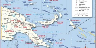 Քարտեզ тари Պապուա-Նոր Գվինեա 