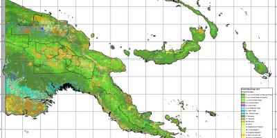 Քարտեզ Պապուա Նոր Գվինեա կլիման