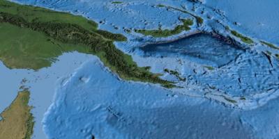 Քարտեզ արբանյակային քարտեզ է Պապուա-Նոր Գվինեայի