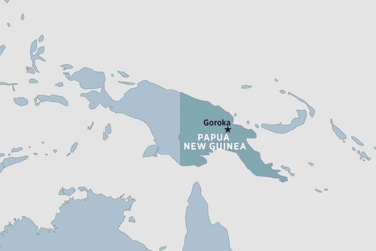 քարտեզ горока Պապուա-Նոր Գվինեա